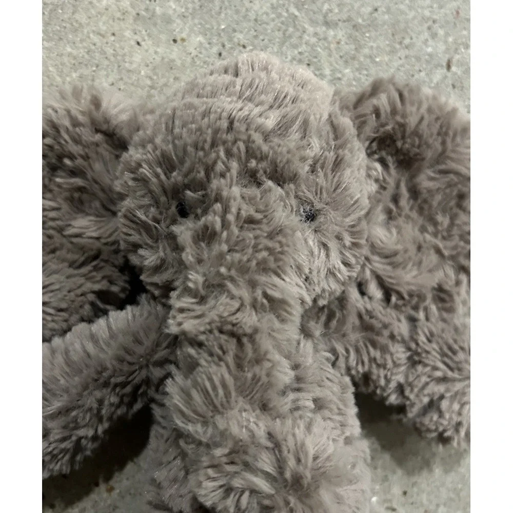 Jellycat Gray Mumble Squiggles Elephant Plush 9